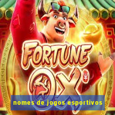 nomes de jogos esportivos